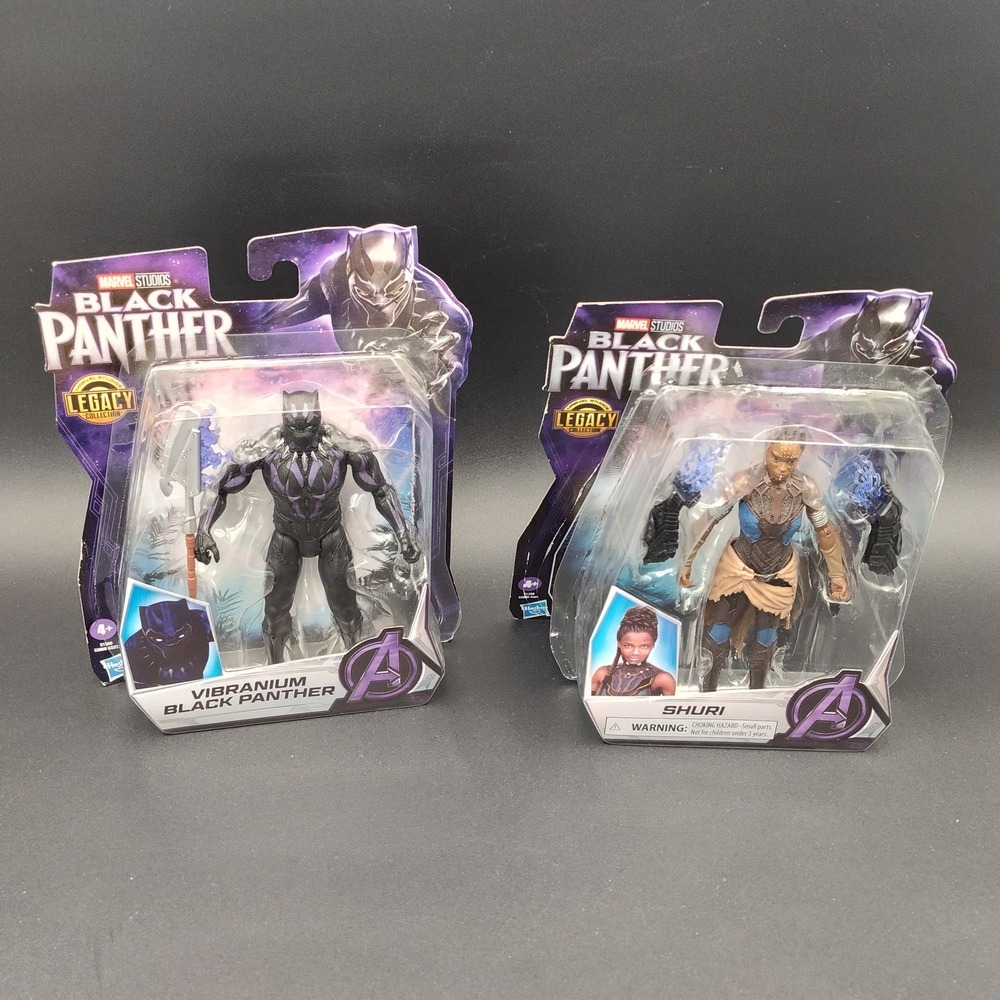 Lot-2 Black Panther Shuri Marvel 4.5" PLAYABLE Toys Poor Packages SEE BB4.4WA168